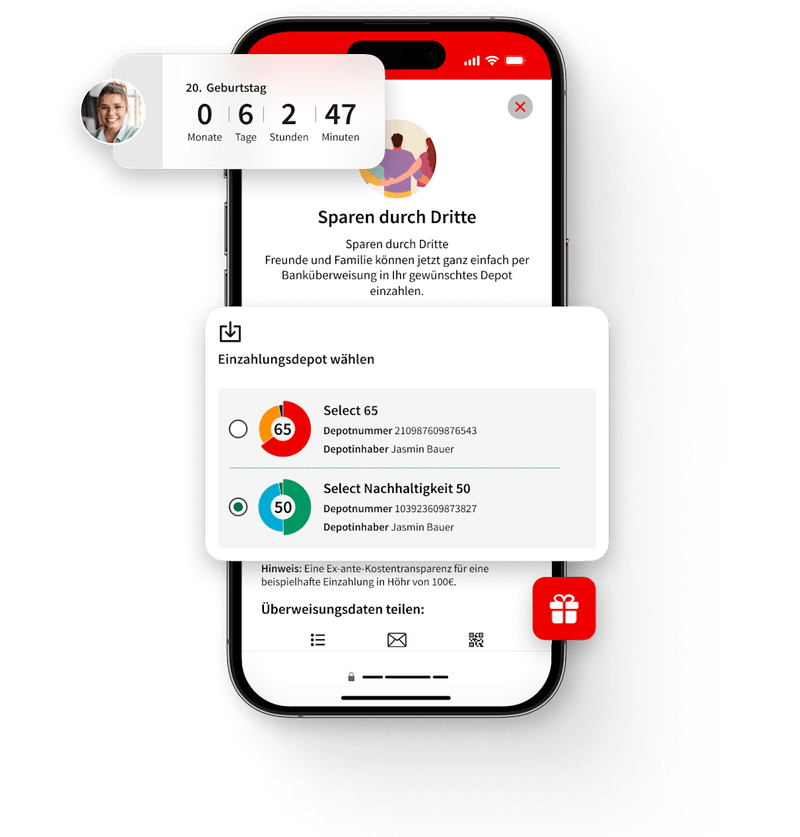 Auswahl Geschenkdepot